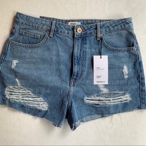 NEW W/TAGS Distressed Jean Shorts